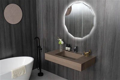 משטח מראת צפחה לחדר רחצה